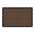 Vicllax Shade Fabric Sun Shade Cloth Privacy Screen With Grommets For Patio Garden Pergola Cover Canopy 8X12 Ft, Mocha