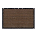 Vicllax Shade Fabric Sun Shade Cloth Privacy Screen With Grommets For Patio Garden Pergola Cover Canopy 8X12 Ft, Mocha