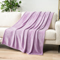 Pavilia Fleece Blanket Throw Twin Size | Super Soft, Plush, Luxury Flannel Throw | Lightweight Microfiber Blanket For Sofa Couch