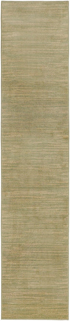 Nourison Essentials Indoor/Outdoor Green Gold 2'2' X 7'6 Area Rug, Easy Cleaning, Non Shedding, Bed Room, Living Room, Dining Room, Backyard, Deck, Patio (2X8)