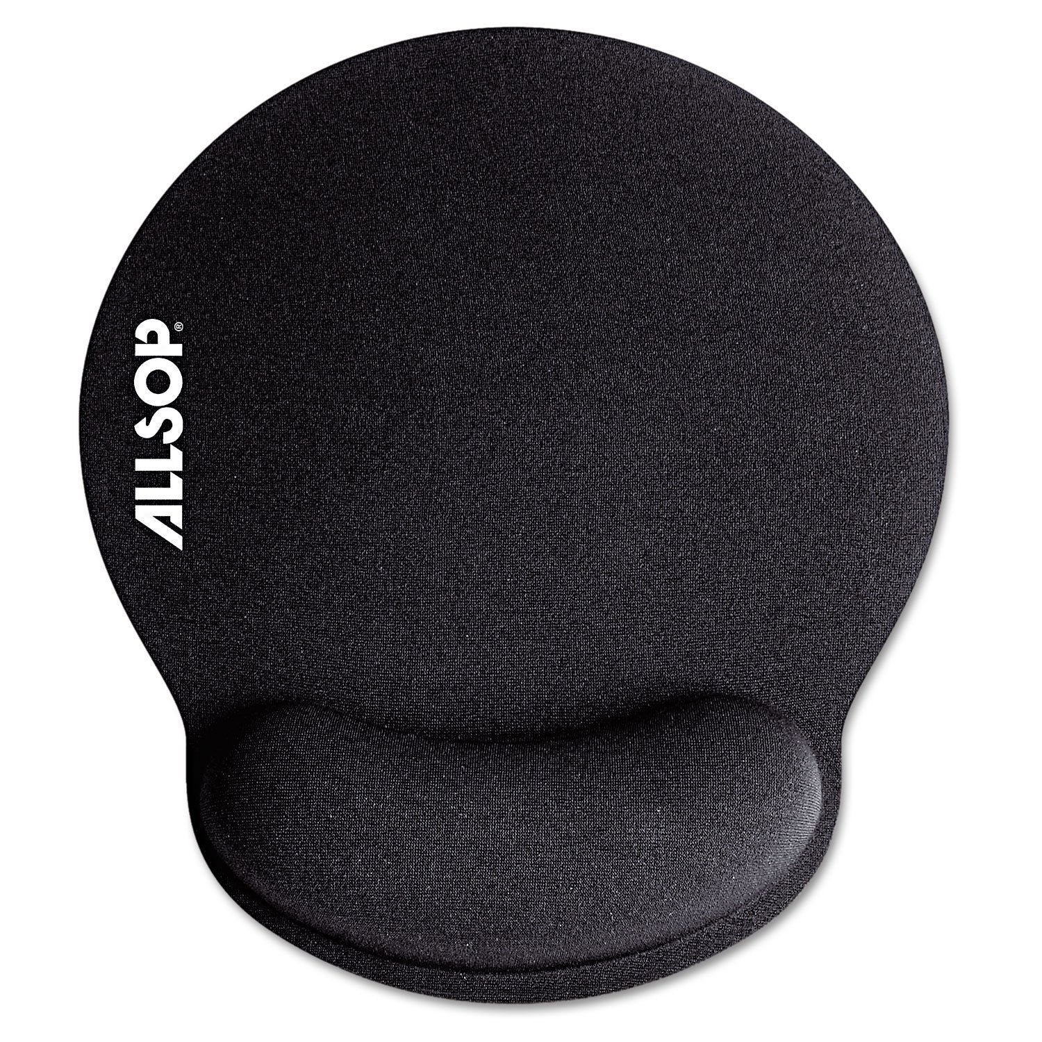 Allsop 30203 Mousepad Pro Memory Foam Mouse Pad With Wrist Rest 9 X 10 X 1 Black