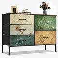 WLIVE Dresser for Bedroom with 5 Drawers, Wide Chest of Drawers for Bedroom, Fabric Dresser for Living Room, Closet, Hallway, Fl