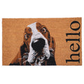 Calloway Mills Brown/White Basset Hound Doormat (24' X 36')