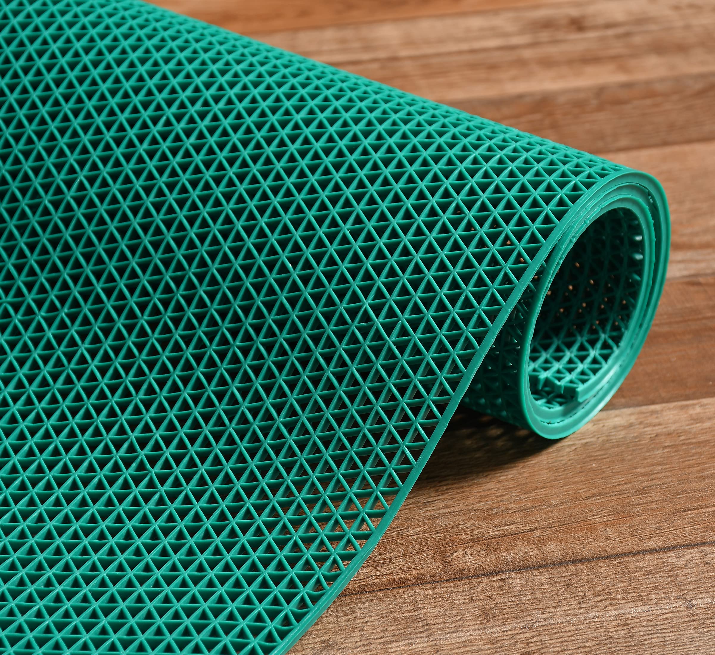KAIFEI Anti Skid & Multipurpose Rubber Mat/Bathroom Mat/Shower Mat/Carpet/Rugs/Rainmat/Swimming Pool Mat Colour Green|(2X3 Feet)