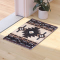Flash Furniture Mohave Traditional Southwestern Style Area Rug - Rustic Brown Accent Rug - 2' X 3' - Olefin Fibers With Jute Backing
