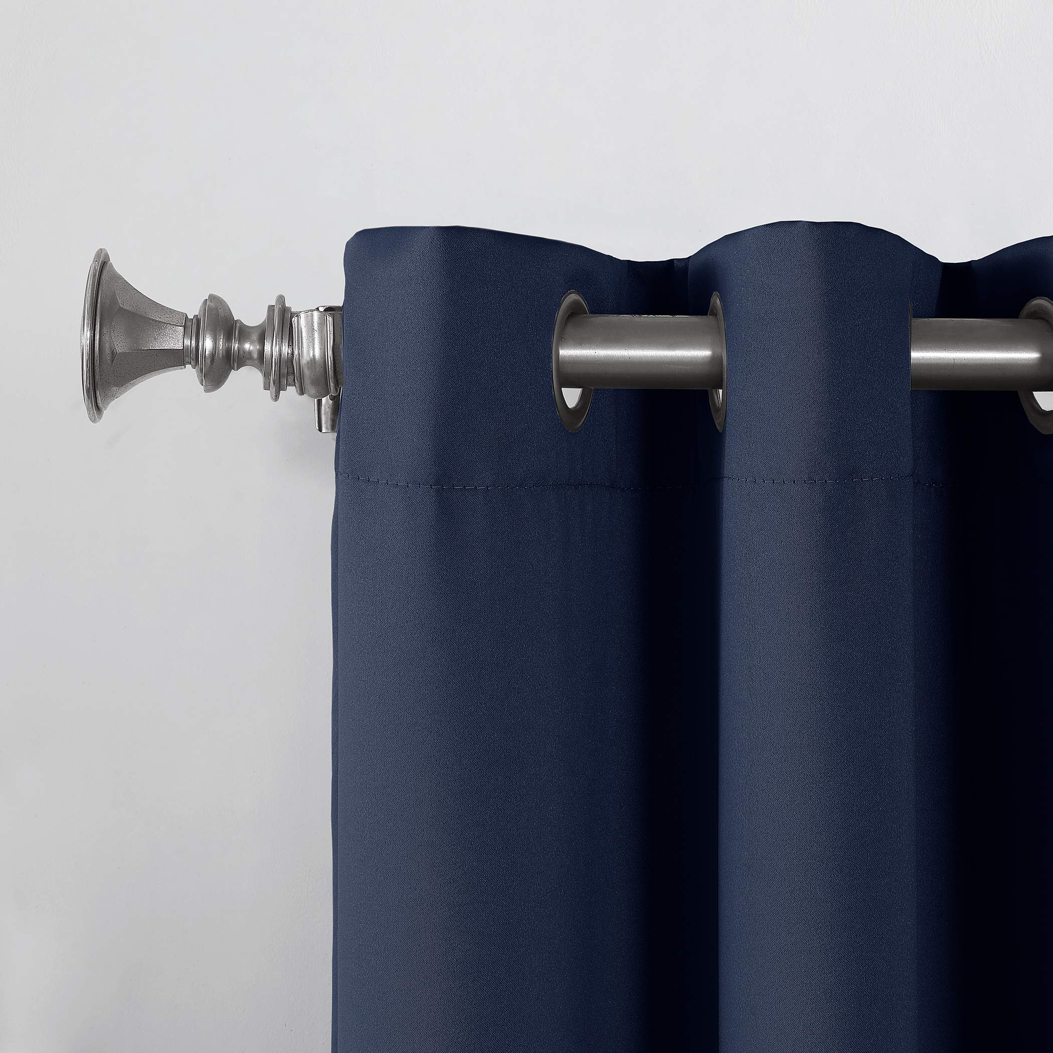 Sun Zero - 53391 Becca Energy Efficient Grommet Curtain Panel, 40'' X 63'', Navy