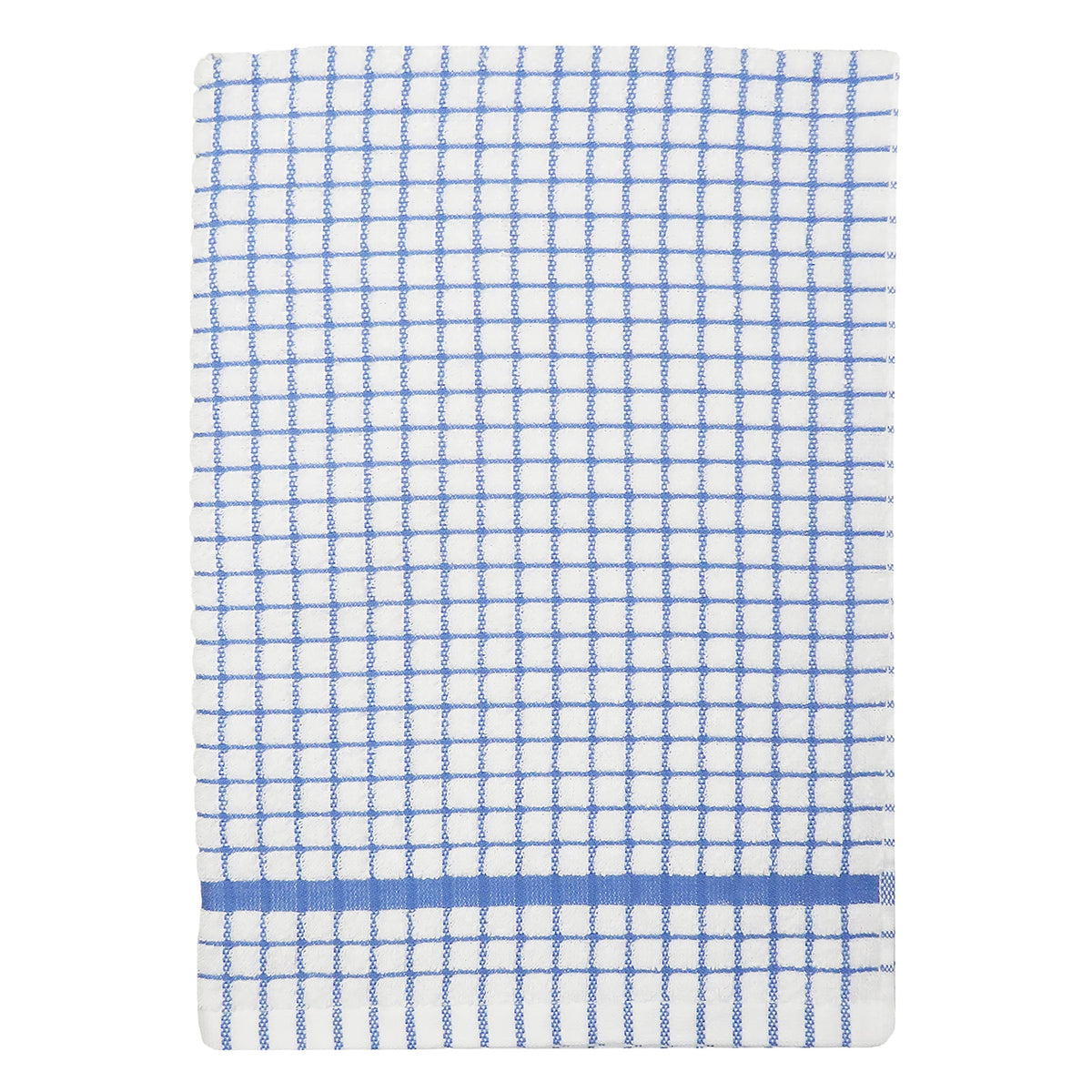 Samuel Lamont Poli-dri Towel White with Cornflower Blue