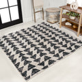 JONATHAN Y MOH206A-6SQ Aisha Moroccan Triangle Geometric Area Rug, Contemporary, Modern, Scandinavian, Minimalistic for Living R