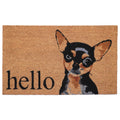 Calloway Mills 109451729 Black Tan Chihuahua Doormat 17' X 29' (17' X 29')