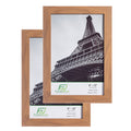FrameWorks 8    x 12    2-Pack Golden Oak Back-Loading Wooden Poster Frame with Classic Edges