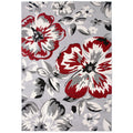Rugshop Modern Floral Runner Rug 2 X 7 2 Red