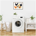 Sylvie Urban Flock Framed Canvas by Hannah Beisang