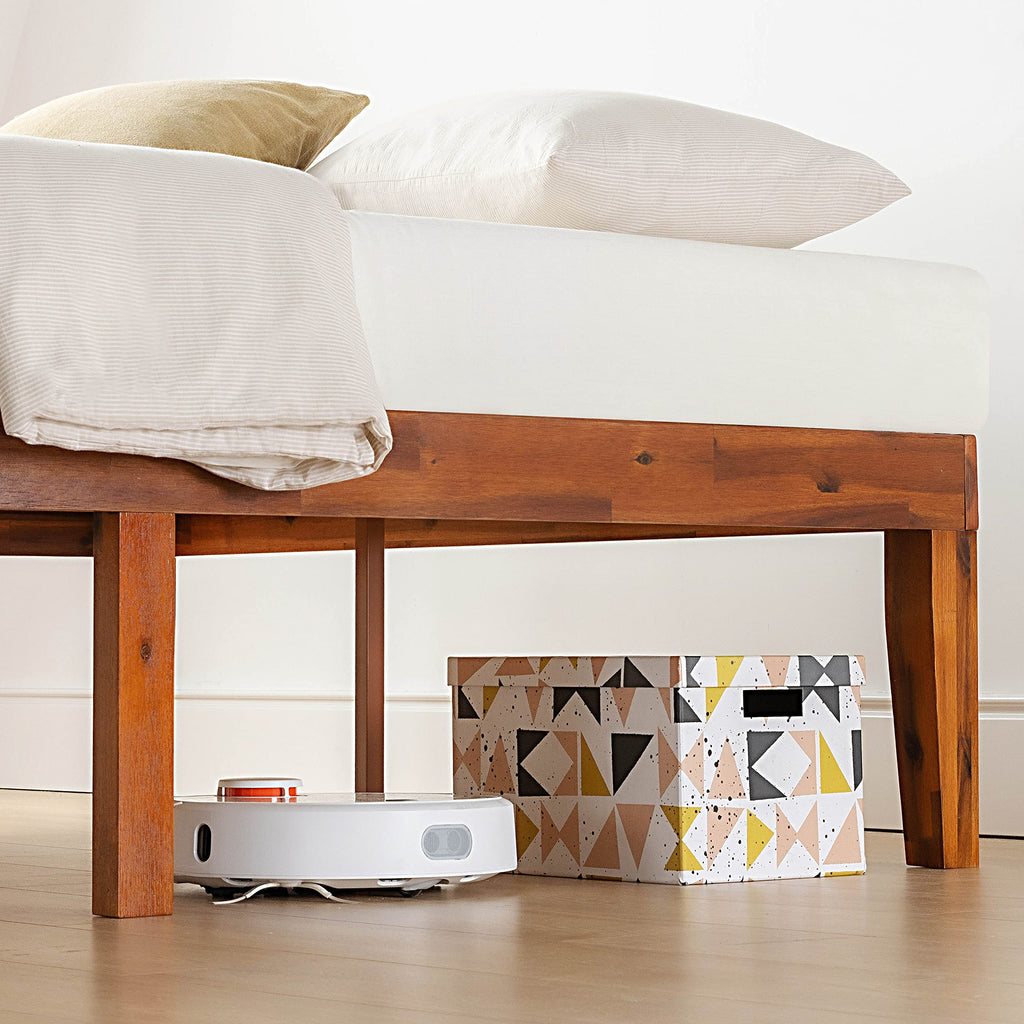 Mellow Naturalista Classic 16 Inch Solid Wood Platform Bed Cherry Twin CSWPB-16CH-T