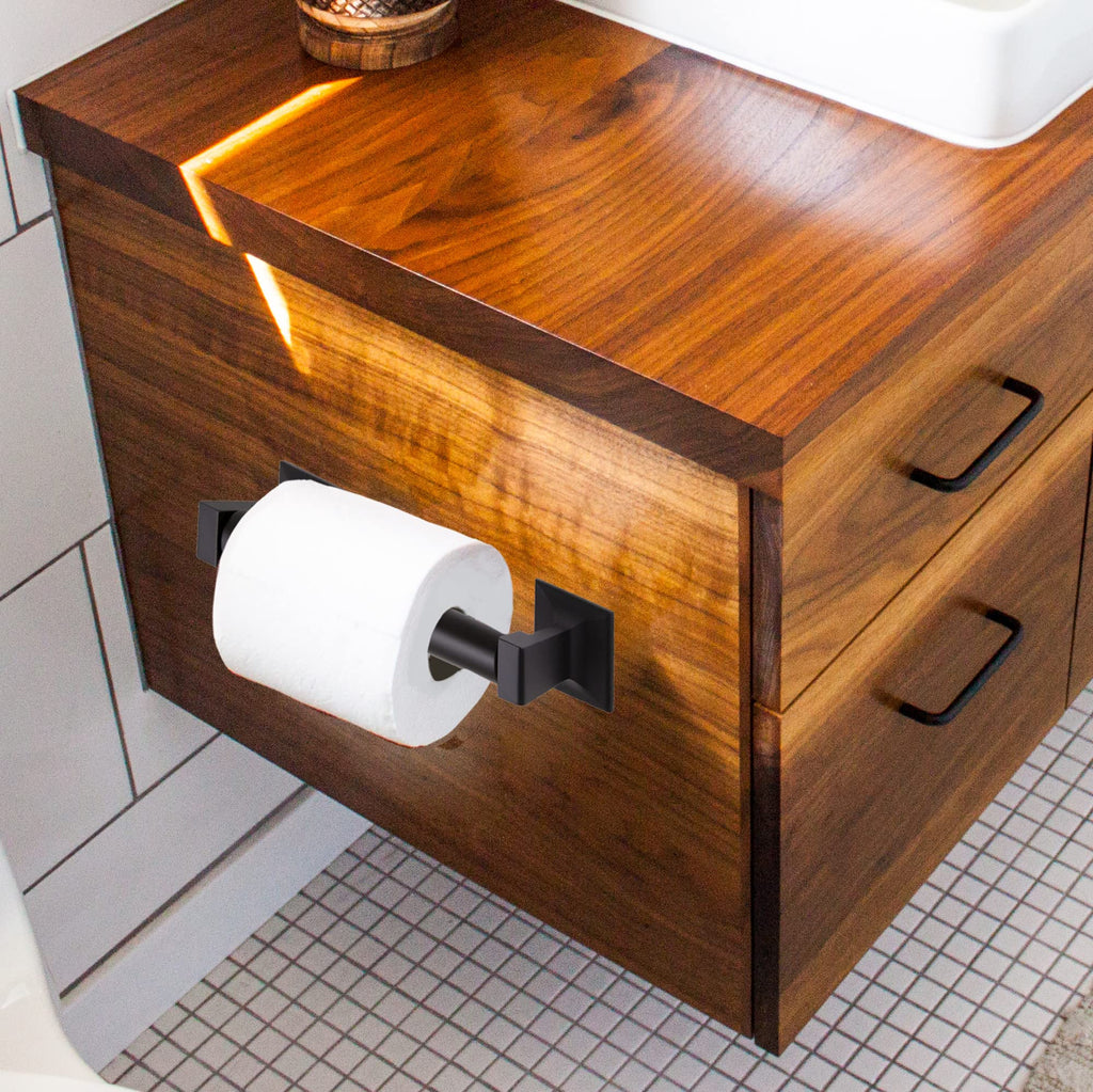 Millbridge Toilet Paper Holder In Matte Black