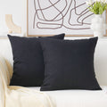 Home Brilliant 18X18 Pillows Covers Lined Linen Spring Throw Pillow Covers For Bed Couch Sofa, Set Of 2, 18 X 18 Inches(45Cm), B