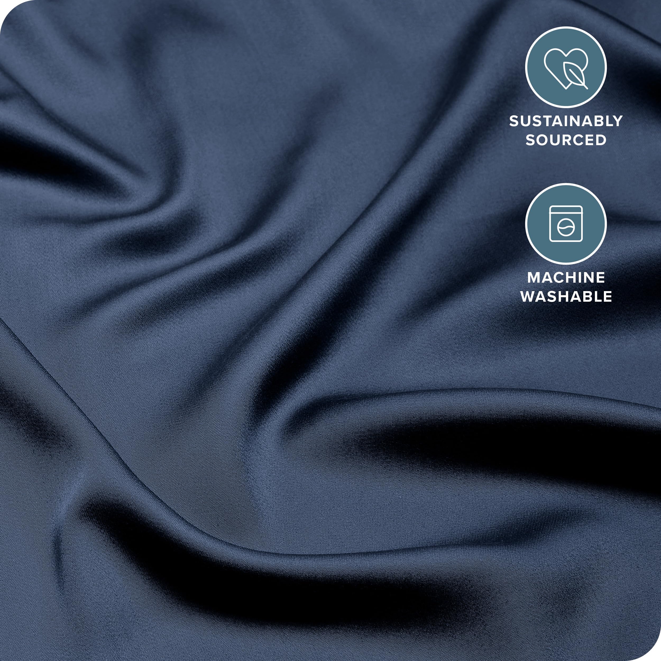 Bare Home 100% Rayon Made From Bamboo Luxury Split King Sheet Set - 5 Piece Bedding Set - Deep Pockets - Cooling Sheets - Breath