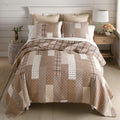Donna Sharp King Bedding Set - 3 Piece - Highland Plaid Lodge Quilt Set With King Quilt And Two King Pillow Shams - Cotton - Mac