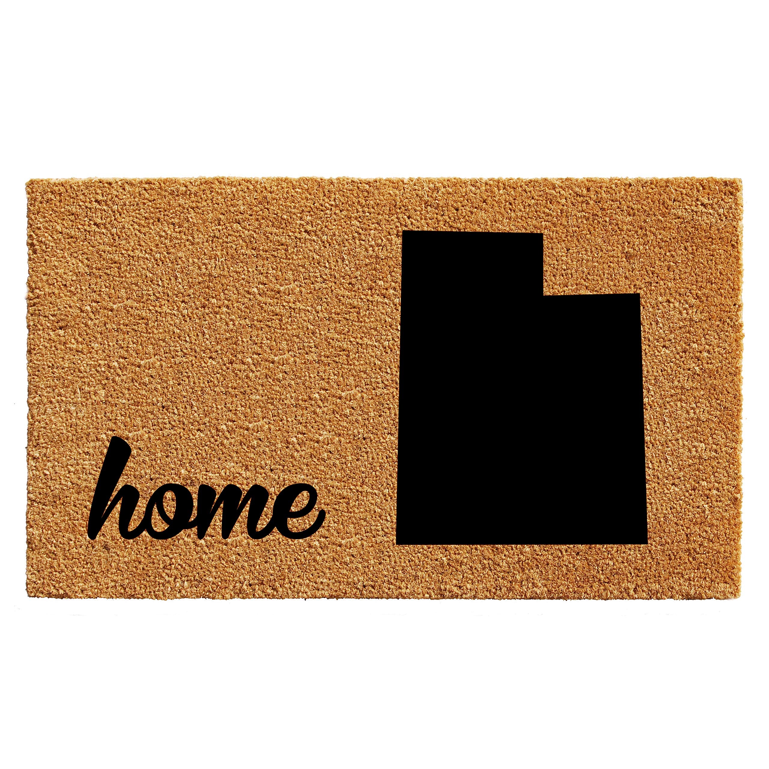 Calloway Mills 105432436 Utah Doormat, 24' X 36', Natural/Black