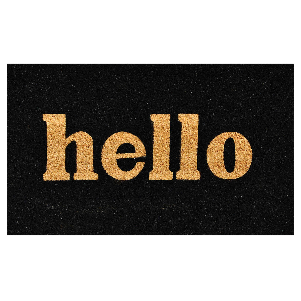 Calloway Mills 100212436Bnb Block Hello Doormat, 24' X 36'