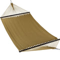 Jumbo Caribbean Hammock - 55 Inch - Soft-Spun Polyester - Tan