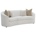 Coaster Home Furnishings Rainn Upholstered Tight Back Sofa Latte