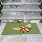 Liora Manne Frontporch Bee Indoor/Outdoor Rug, 2 Ft X 3 Ft