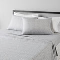 Amazon Basics Lightweight Super Soft Easy Care 4 Piece Microfiber Bed Sheet Set with 14    Deep Pockets - Full, Gray Cheetah