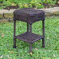 International Caravan Furniture Piece Small PVC Resin Side Table
