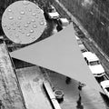 Shademart 14' X 18' X 22.8' Grey Waterproof Shade Sail Beige Sun Shade Sail Triangle Custom Size Water Resistant Canopy Awning S