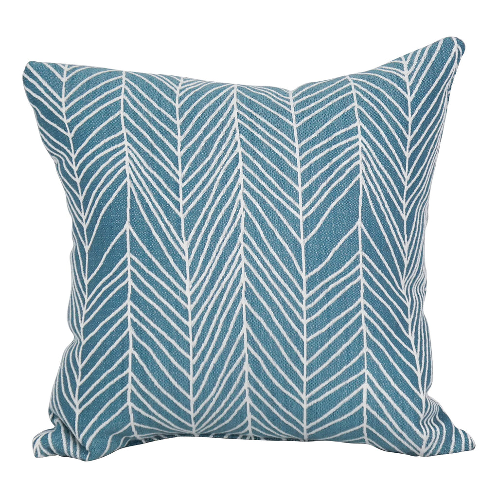 Blazing Needles Square Polyester Jacquard Throw Pillow, 17", Demeter Caspia