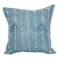 Blazing Needles Square Polyester Jacquard Throw Pillow, 17", Demeter Caspia