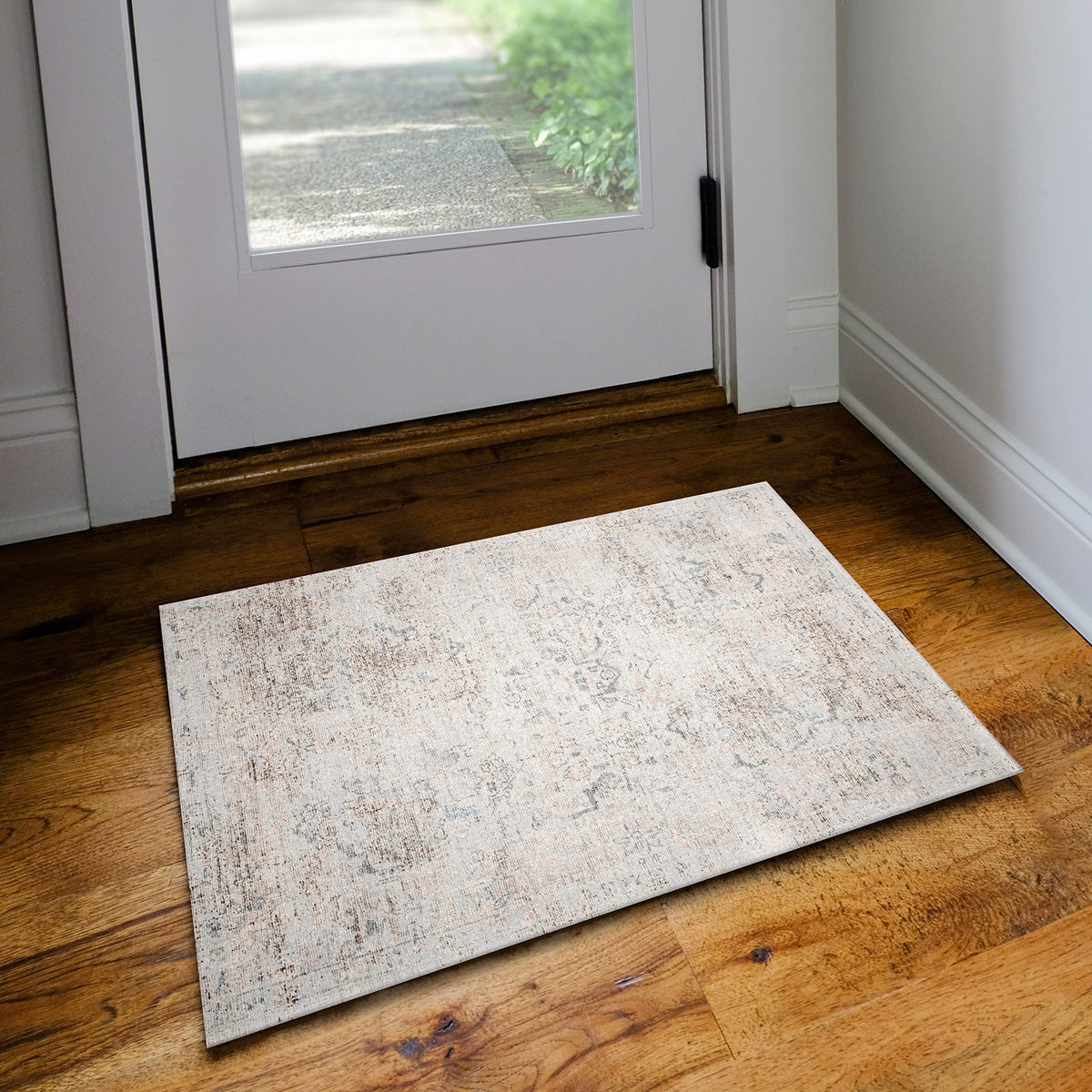 Dalyn Rugs Jericho Jc3 Pearl 2' X 3' Rectangle Soft Area Rug, Easy Clean, Non Shedding, Bedroom, Entry, Living Room, Dining Room, Kitchen Rug
