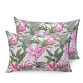 Huesland By Ahmedabad Cotton 144 Tc Pure Cotton Pillow Cover Set Of 2  Pink