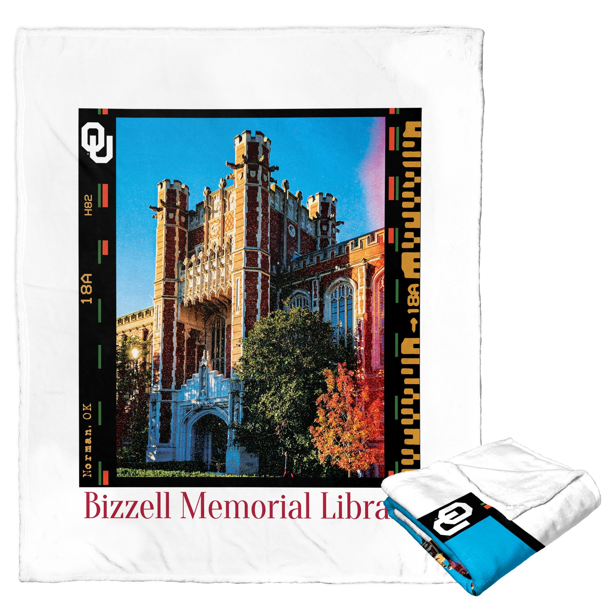 Ncaa Campus Life Oklahoma Silk Touch Throw