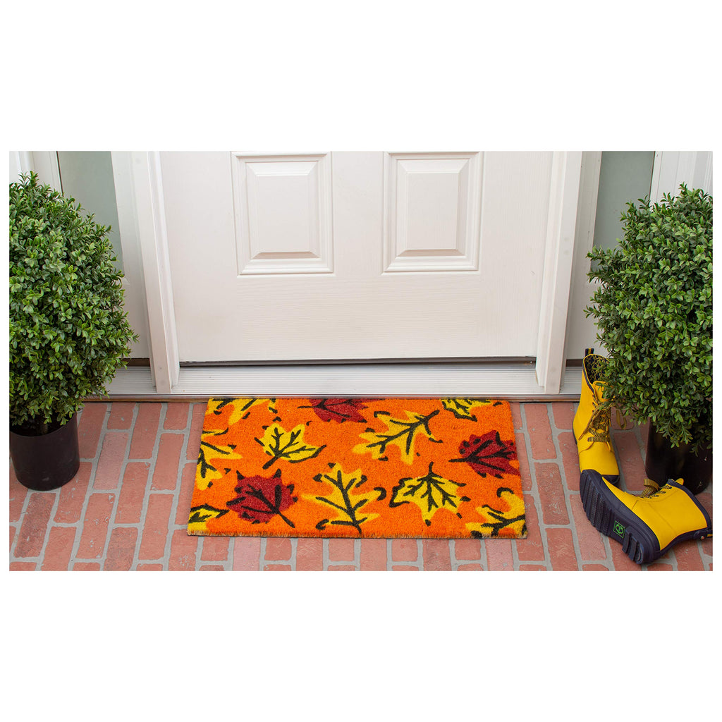 Calloway Mills 120961729 Fall Leaves Doormat, 17' X 29', Multicolor