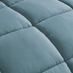 Chezmoi Collection China Blue Down Alternative Comforter King - 3-Piece Lightweight Comforter Set - All Seasons Microfiber Comfo