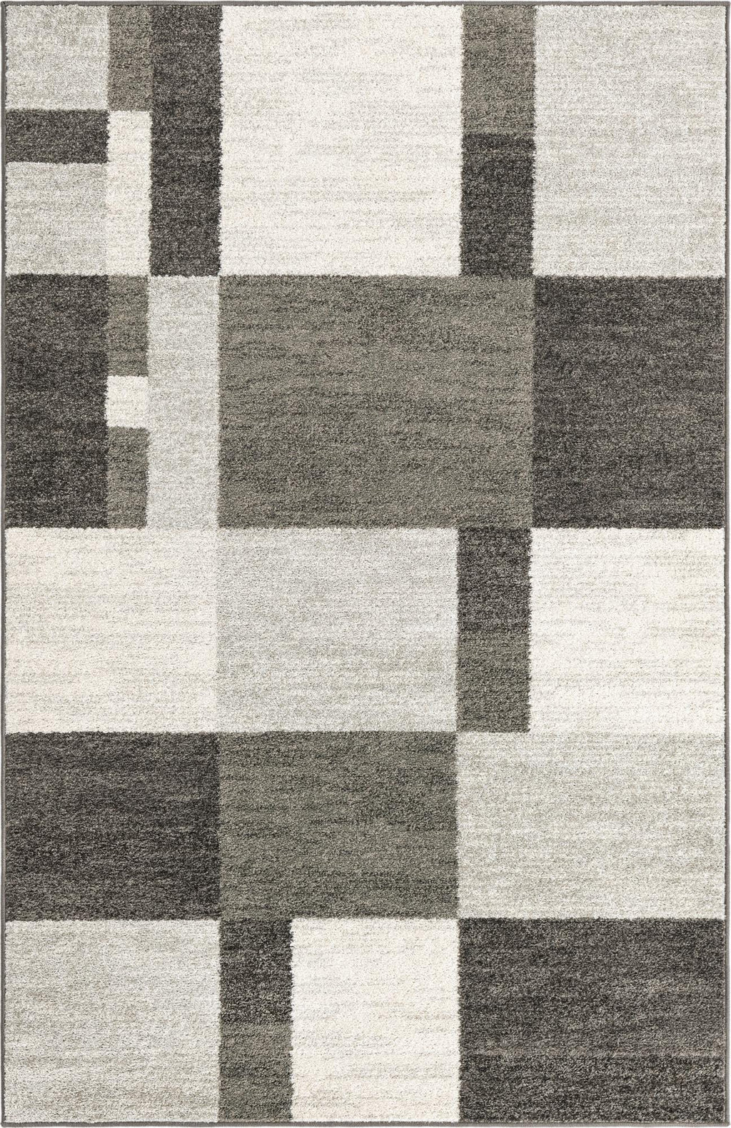 Unique Loom Autumn Collection Area Rug - Providence (5' 3'' X 8' Rectangle, Gray/ Ivory)