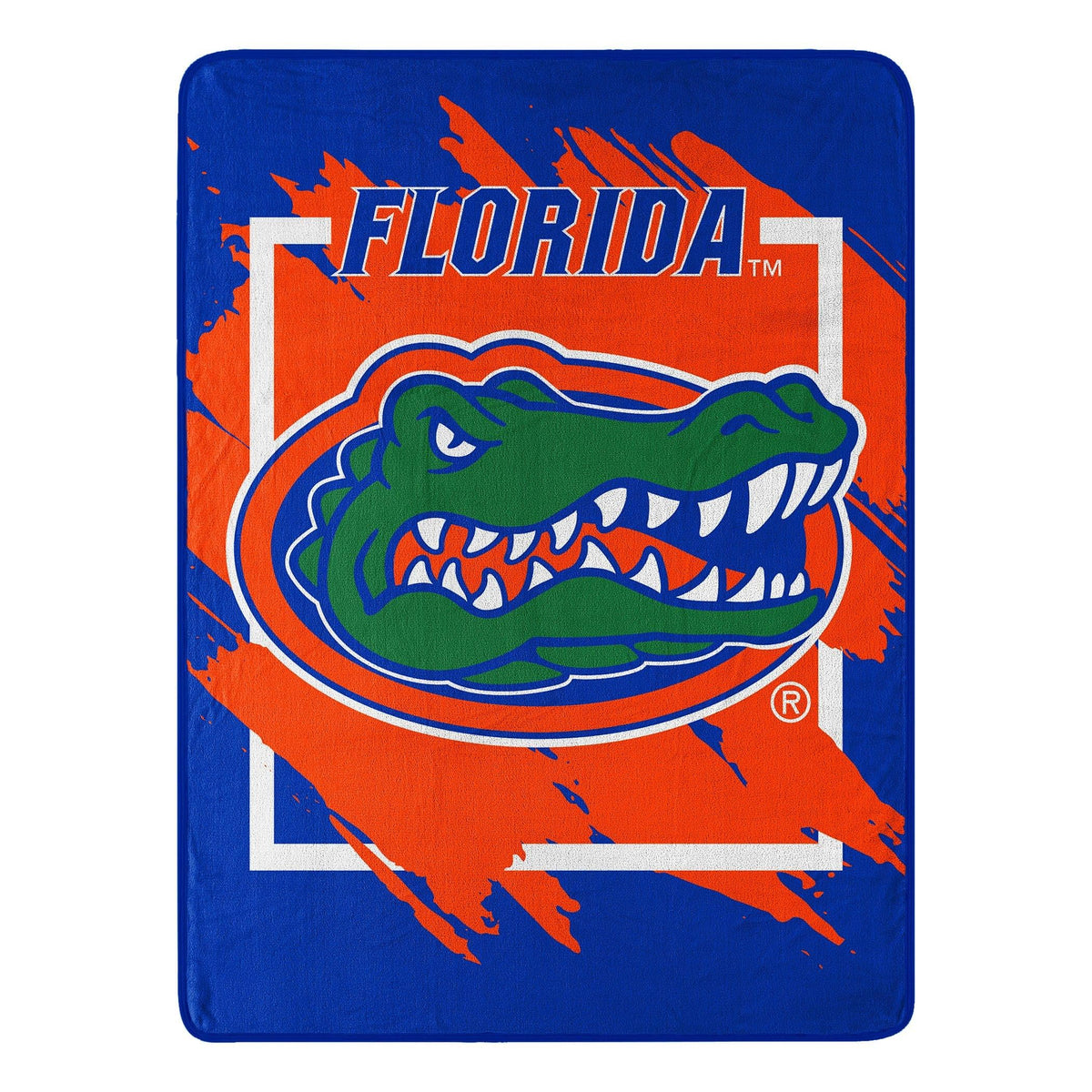 Northwest Enterprises Ncaa 46X60 Dimensional Design Micro Raschel Throw Blanket (Florida Gators)