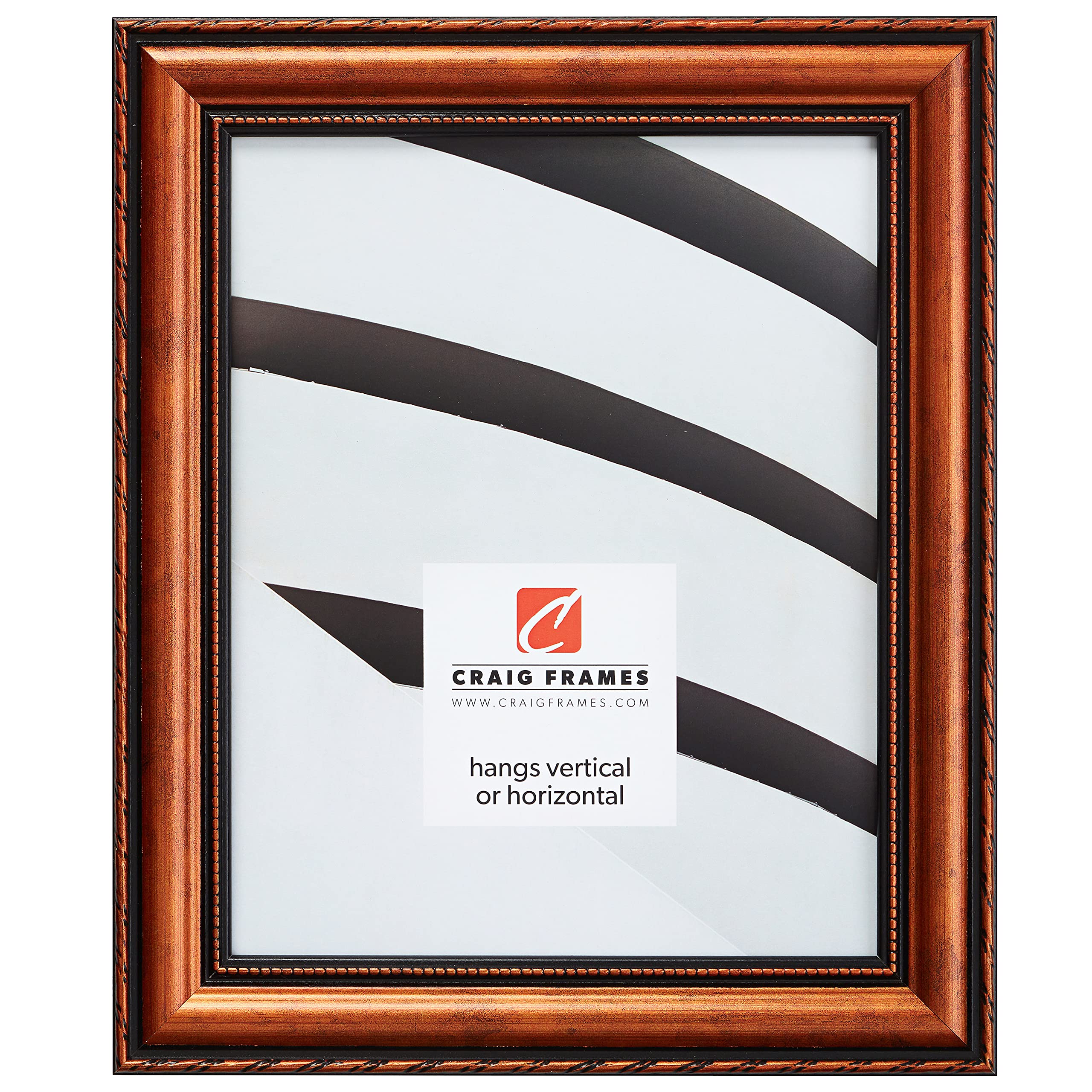 Craig Frames Victoria, 20x28 Picture Frame, Ornate Copper