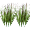 VANTREE 8PCS Artificial Plants,Artificial Shrubs Wheat Grass Greenery,Artificial Greenery Stems Fake Outdoor Plants for Home Dec