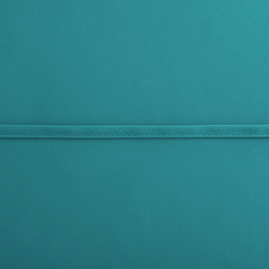 Koufall Teal Curtains 36 Inch Length For Small Bathroom Window 2 Panels Rod Pocket Cafe Thermal Insulated Darkening Blackout Window Treatments Tier For Bedroom Kitchen 34 Wide By 36 Inches Long