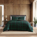 Eddie Bauer Home - King Comforter Set, Cotton Reversible Bedding With Matching Shams, Stylish Plaid Home Decor (Woodland Tartan