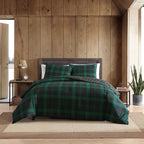 Eddie Bauer Home - King Comforter Set, Cotton Reversible Bedding With Matching Shams, Stylish Plaid Home Decor (Woodland Tartan