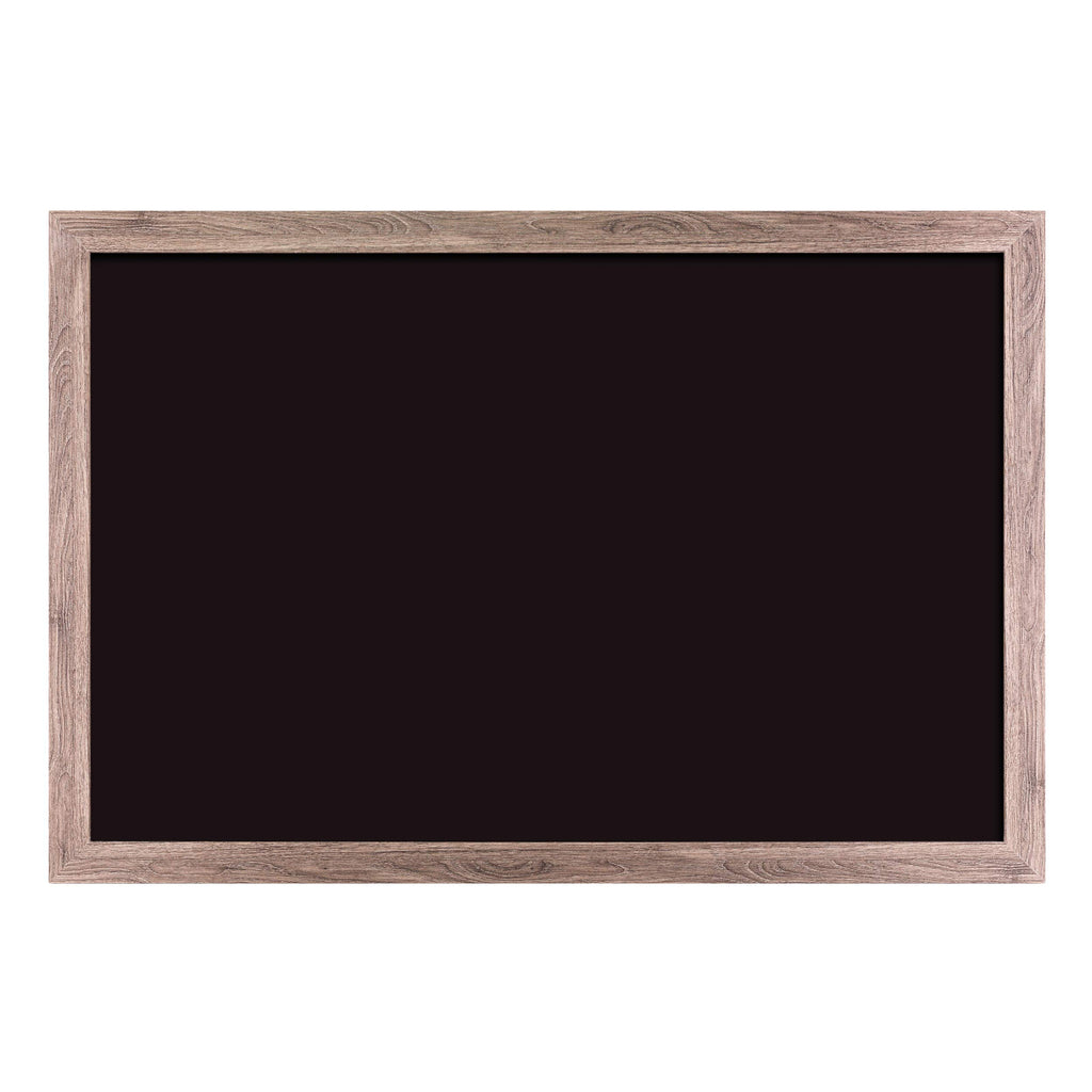 U Brands Magnetic Chalkboard, 36'X24', Rustic Wood Frame, Premium Matte Surface