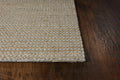HomeRoots 5'X7' Grey Hand Woven Wool and Jute Indoor Area Rug
