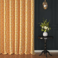 Story@Home Cotton Curtains 5 Feet Long 4 Piece | Geometric Printed Window Curtain | Light Filtering Curtain | Window Curtains Fo