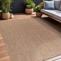 Beverly Rug Indoor Outdoor Rug 9X12, Washable Outside Carpet For Patio, Deck, Porch, Solid Modern Area Rug, Water Resistant, Jut