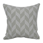 Blazing Needles Square Polyester Jacquard Throw Pillow, 17", Gannawls Khaki