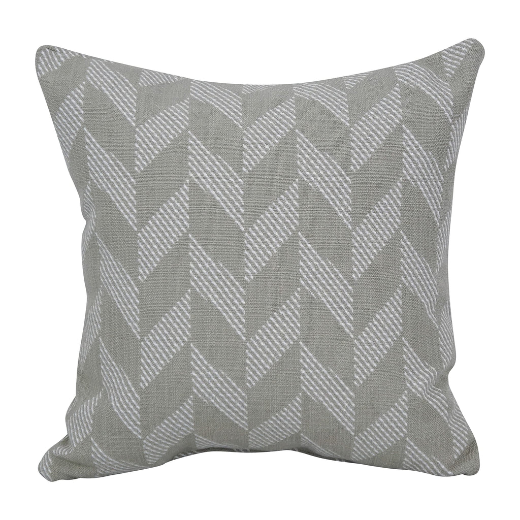 Blazing Needles Square Polyester Jacquard Throw Pillows, 17", Gannawls Khaki 4 Count
