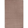Joy Carpets Endurance Solid Colored Area Rug in color Taupe, 12 x 6